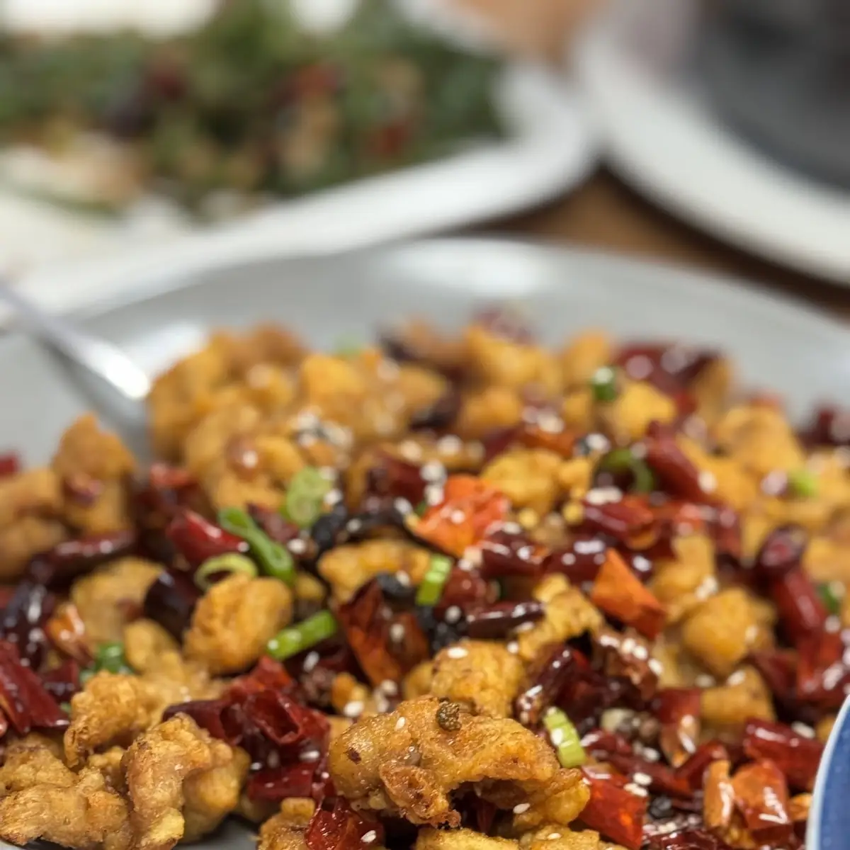hot spicy chicken 歌乐山辣子鸡